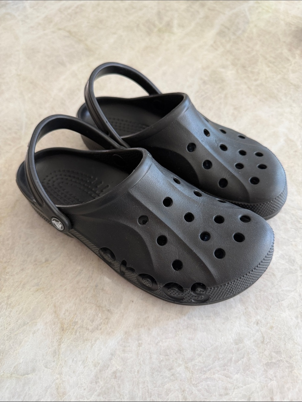 CROCS Men's Black Baya Clog Sandals